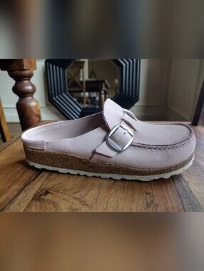 NEW Light Pink Birkenstock Buckley Clogs Size 36 (5-5.5)